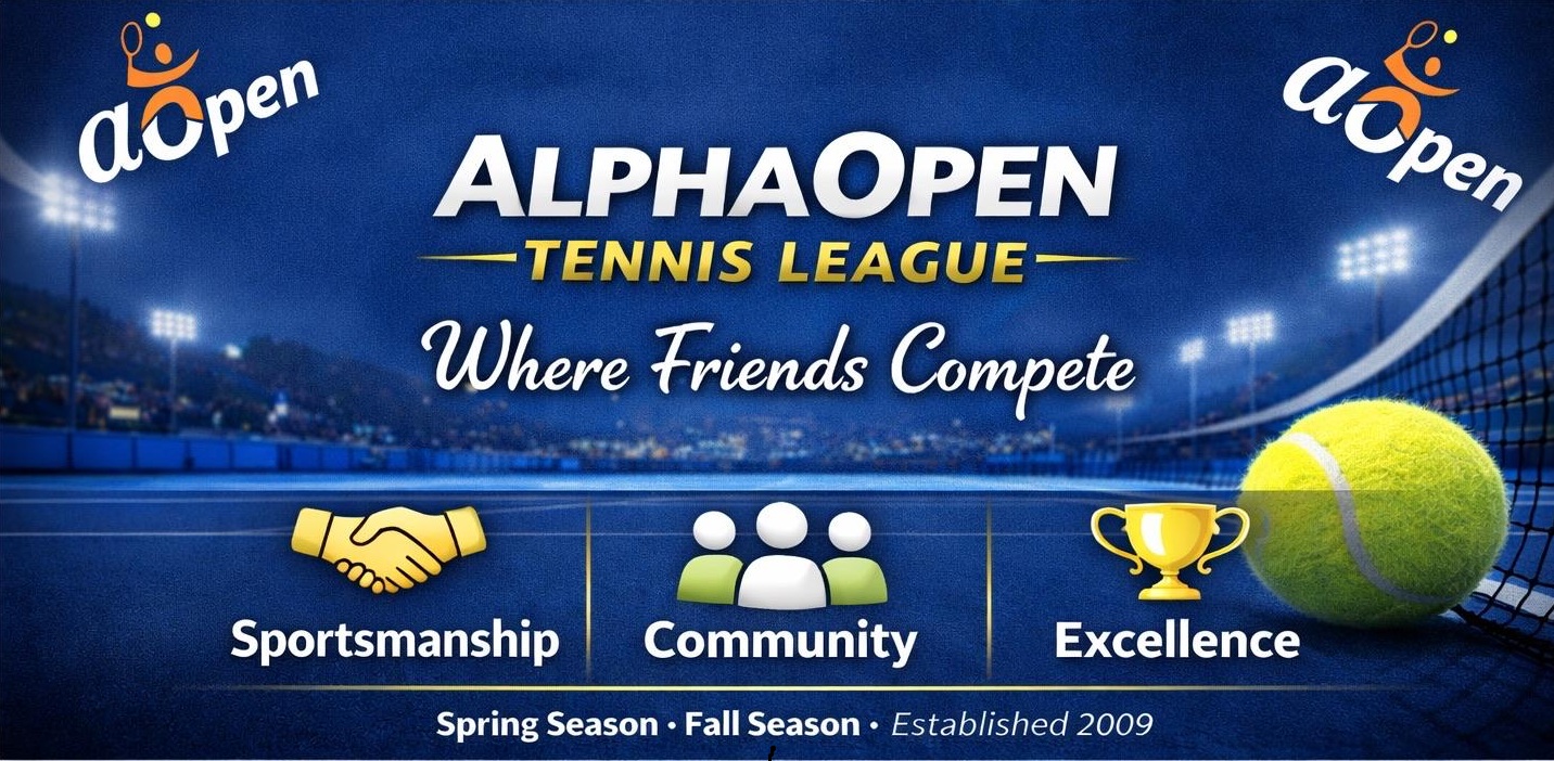 AlphaOpen Tennis League — Where Friends Compete
